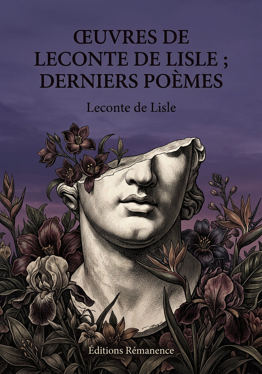 Livre Œuvres de Leconte de Lisle ; derniers poèmes par Leconte de Lisle - Couverture - Editions Remanence