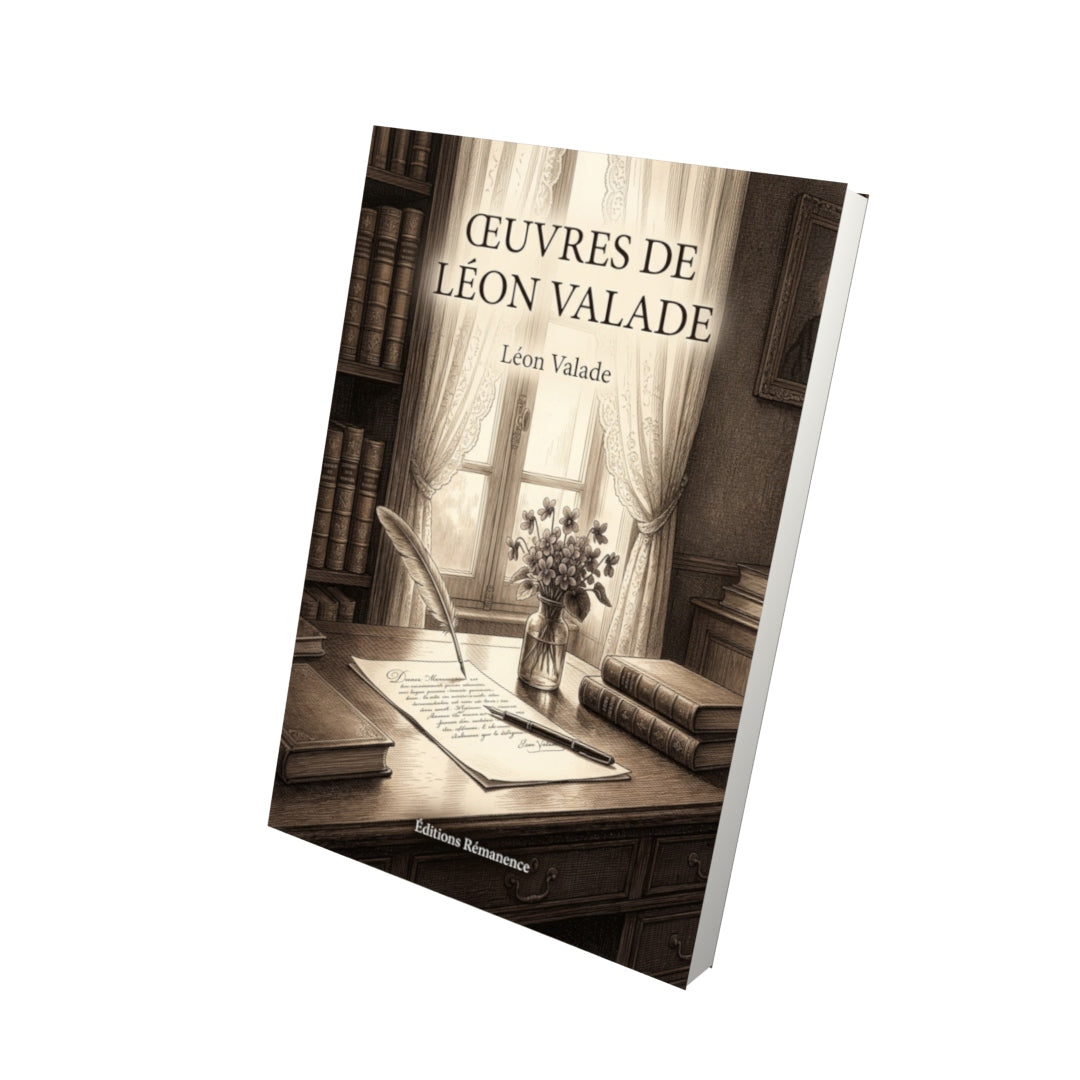 Livre Œuvres de Léon Valade par Léon Valade - Vue 3D - Editions Remanence