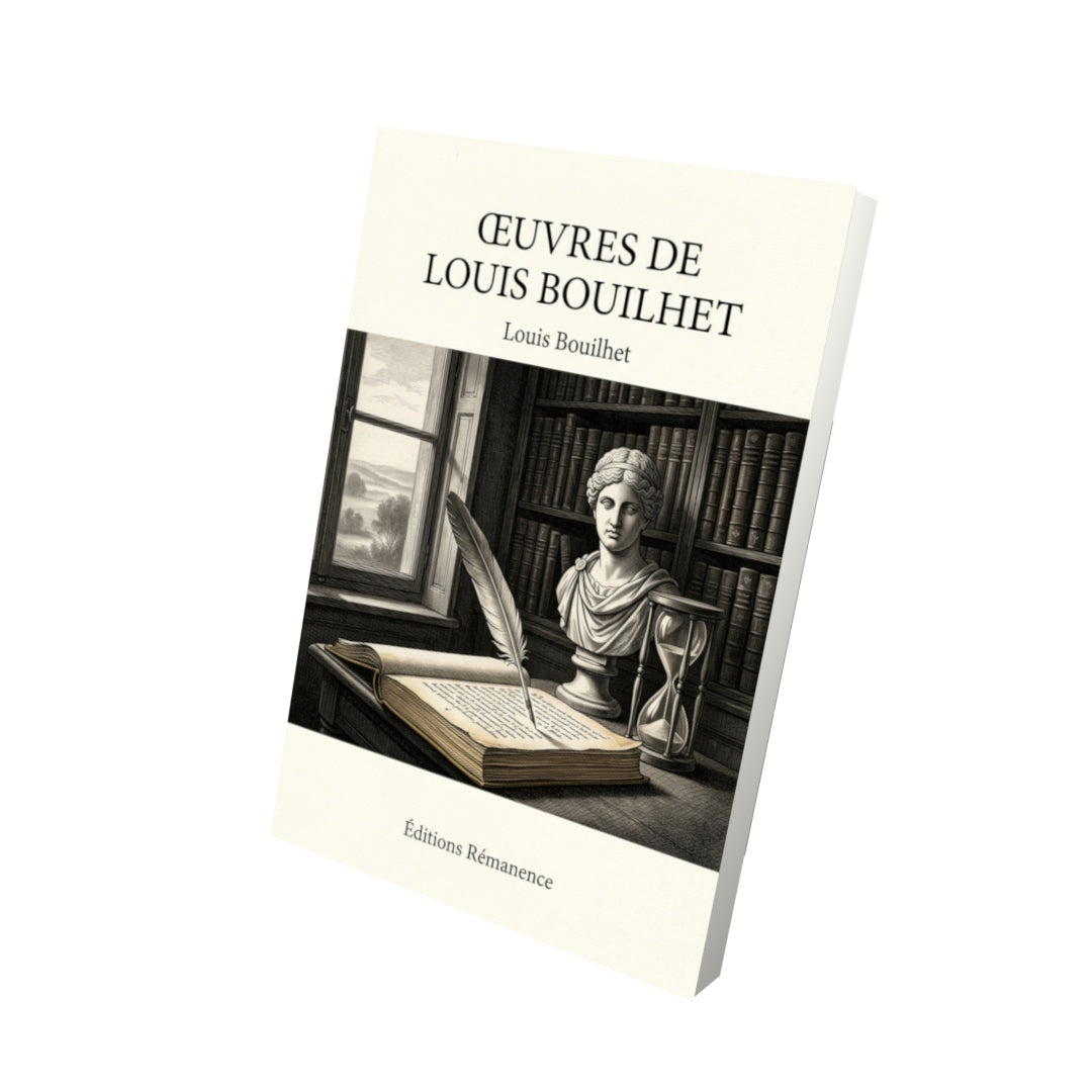 Livre Œuvres de Louis Bouilhet par Louis Bouilhet - Vue 3D - Editions Remanence