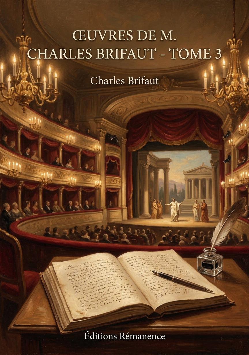 Livre Œuvres de M. Charles Brifaut - Tome 3 par Charles Brifaut - Couverture - Editions Remanence
