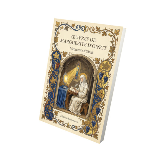 Livre Œuvres de Marguerite d’Oingt par Marguerite d’Oingt - Vue 3D - Editions Remanence