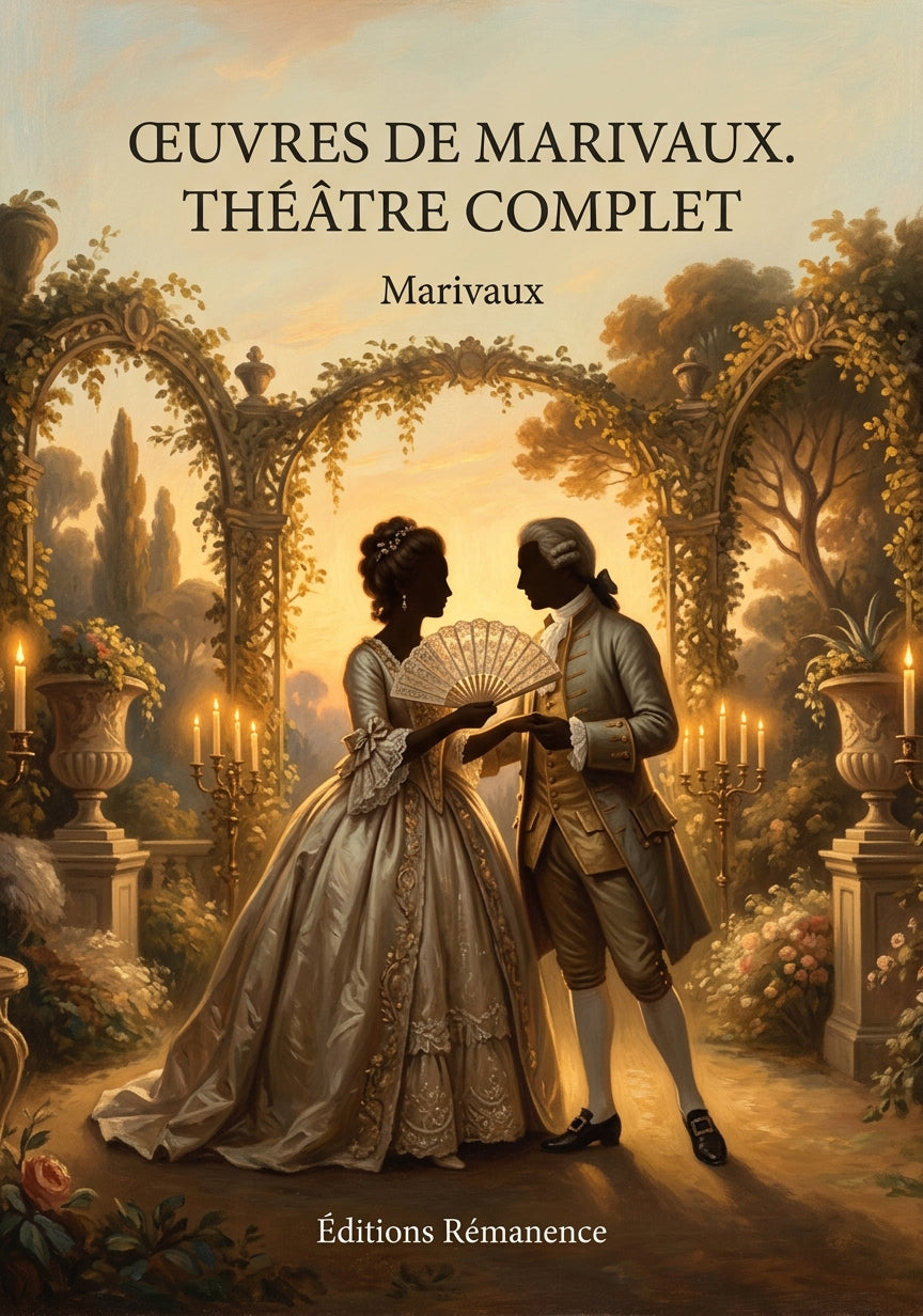 Livre Œuvres de Marivaux. Théâtre complet par Marivaux - Couverture - Editions Remanence