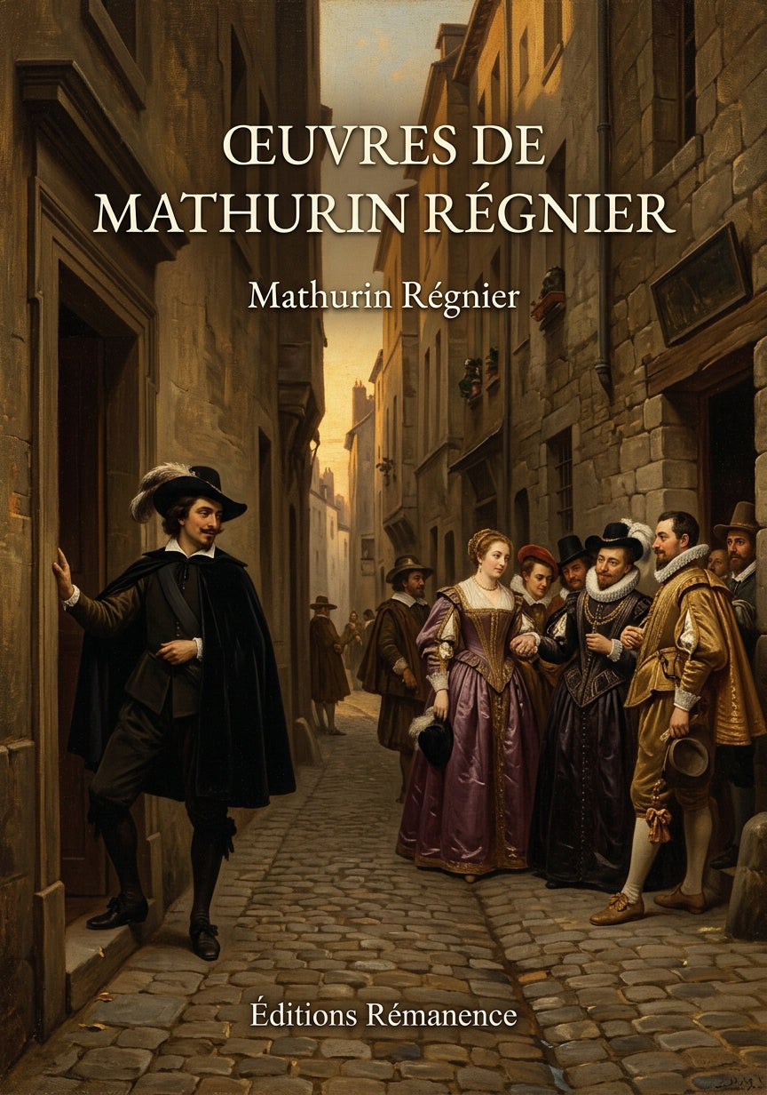 Livre Œuvres de Mathurin Régnier par Mathurin Régnier - Couverture - Editions Remanence