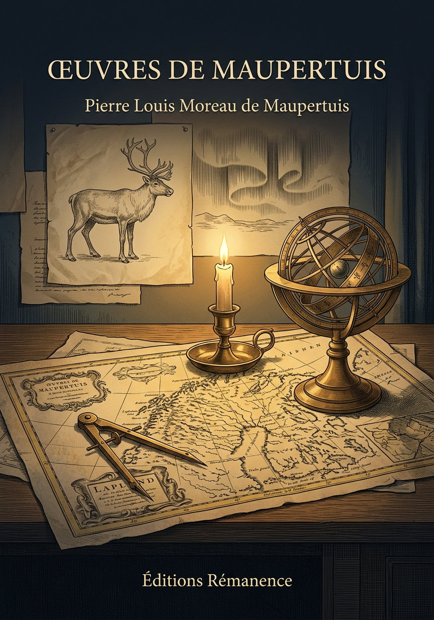 Livre Œuvres de Maupertuis par Pierre Louis Moreau de Maupertuis - Couverture - Editions Remanence