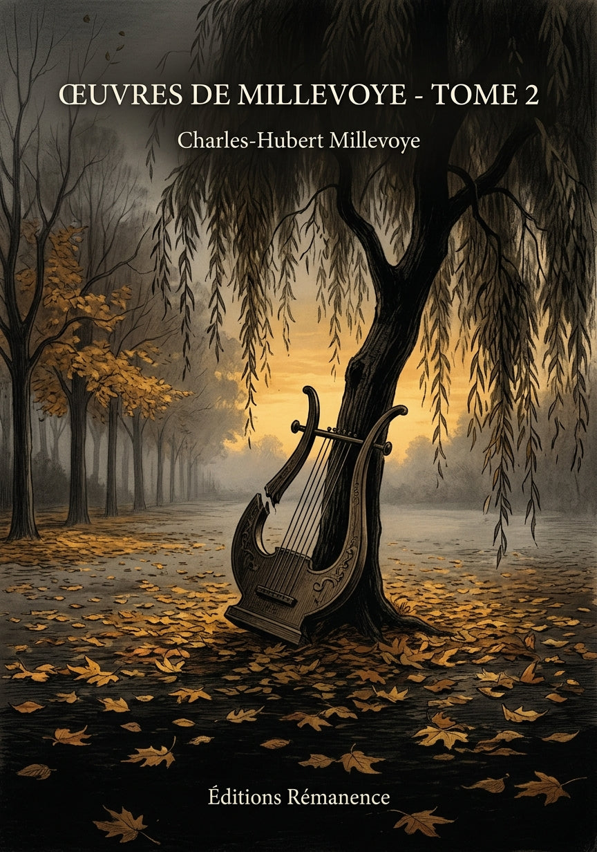 Livre Œuvres de Millevoye - Tome 2 par Charles-Hubert Millevoye - Couverture - Editions Remanence