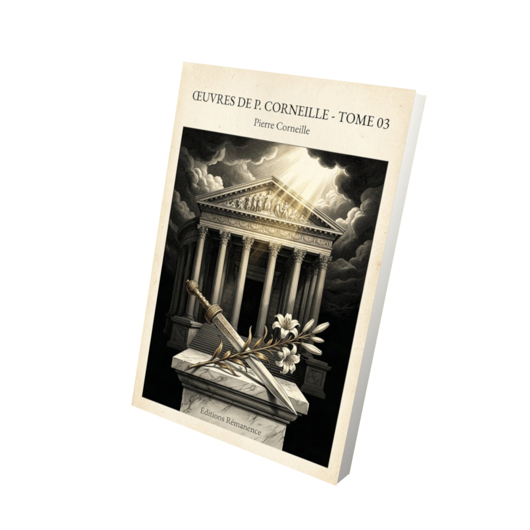 Livre Œuvres de P. Corneille - Tome 03 - Pierre Corneille - Vue 3D - Editions Remanence