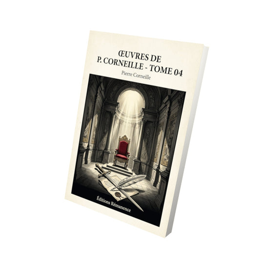 Livre Œuvres de P. Corneille - Tome 04 - Pierre Corneille - Vue 3D - Editions Remanence