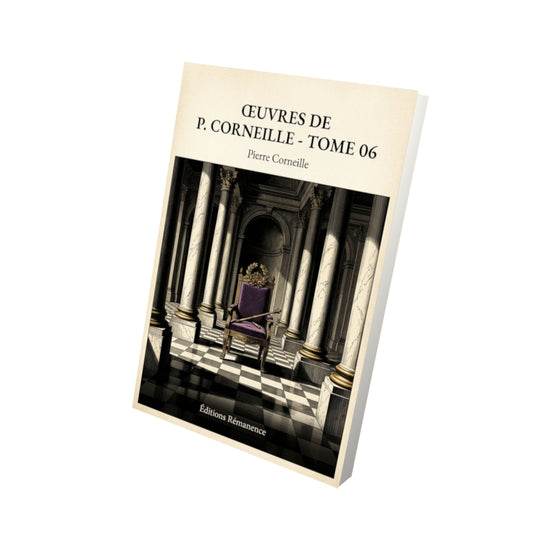 Livre Œuvres de P. Corneille - Tome 06 - Pierre Corneille - Vue 3D - Editions Remanence