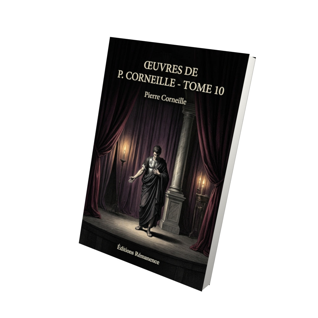 Livre Œuvres de P. Corneille - Tome 10 par Pierre Corneille - Vue 3D - Editions Remanence