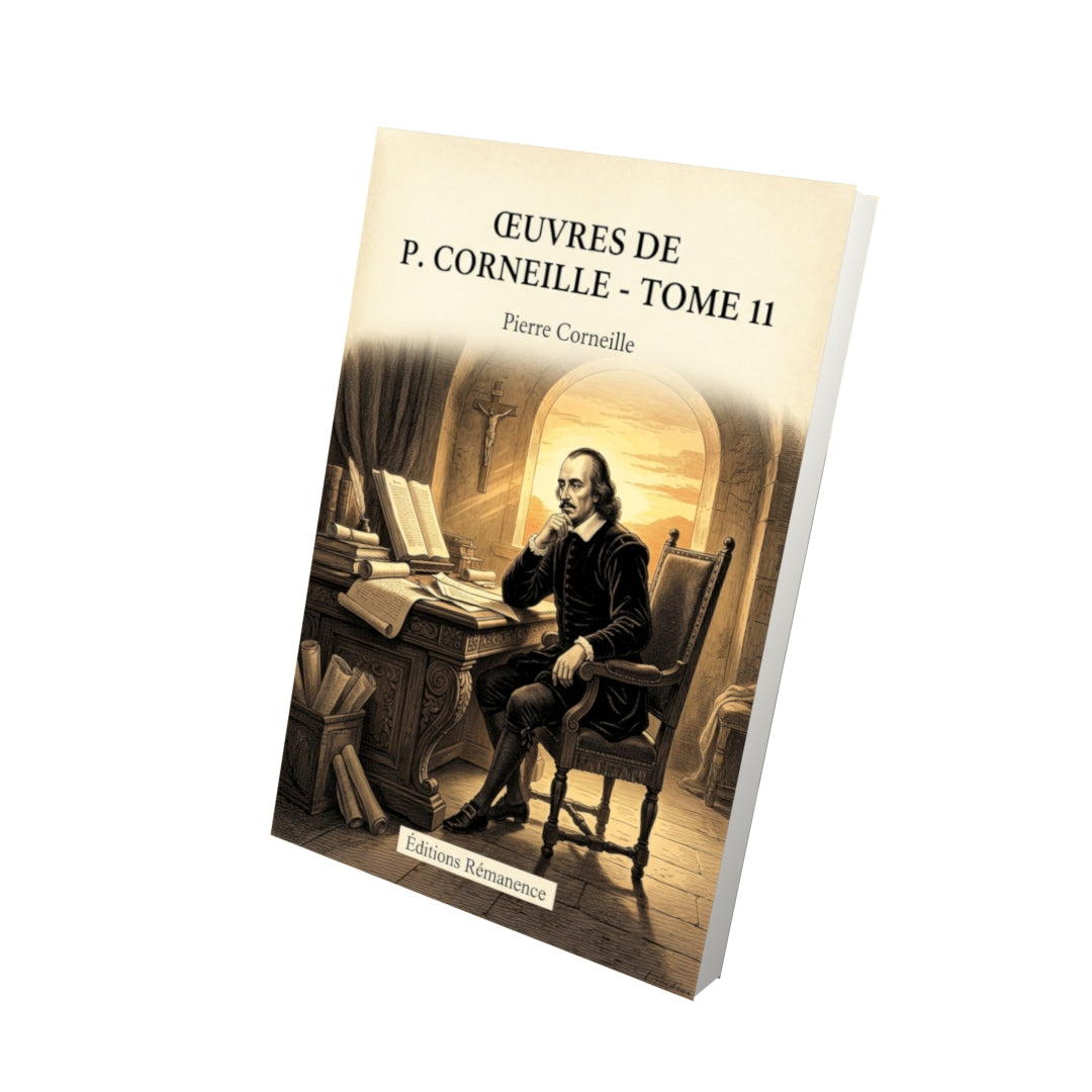 Livre Œuvres de P. Corneille - Tome 11 par Pierre Corneille - Vue 3D - Editions Remanence