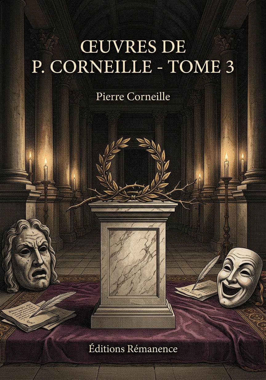 Livre Œuvres de P. Corneille - Tome 3 par Pierre Corneille - Couverture - Editions Remanence