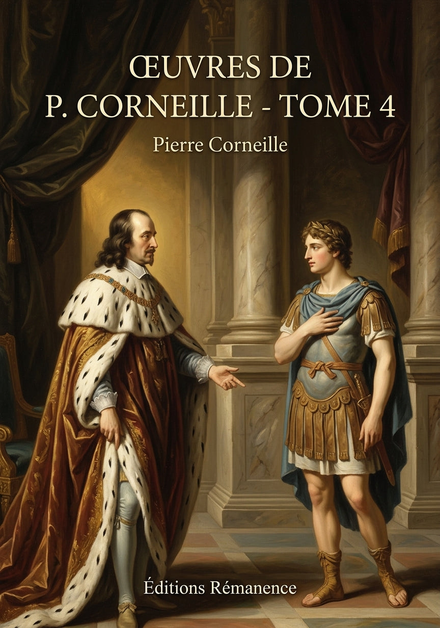 Livre Œuvres de P. Corneille - Tome 4 par Pierre Corneille - Couverture - Editions Remanence