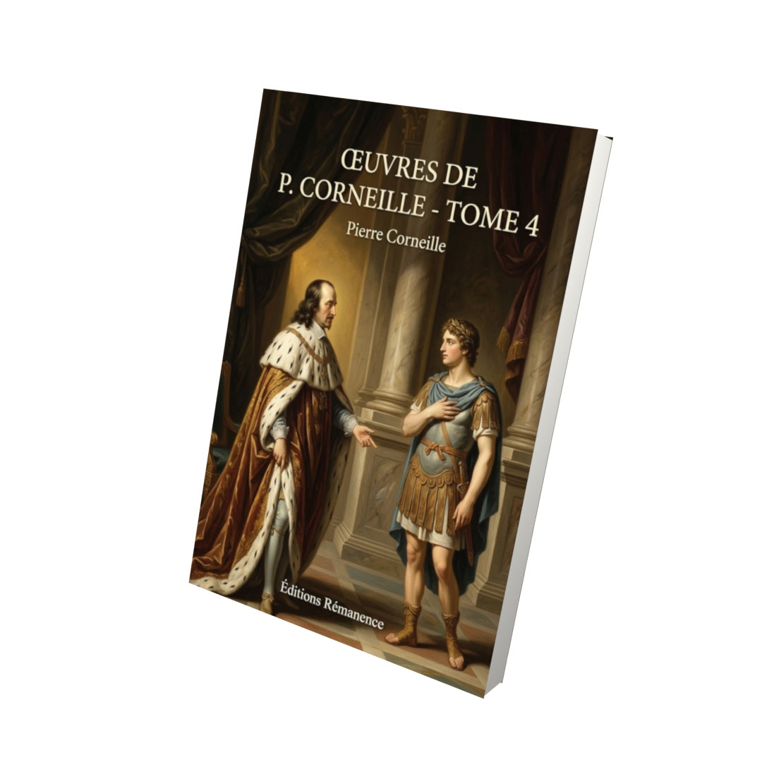 Livre Œuvres de P. Corneille - Tome 4 par Pierre Corneille - Vue 3D - Editions Remanence