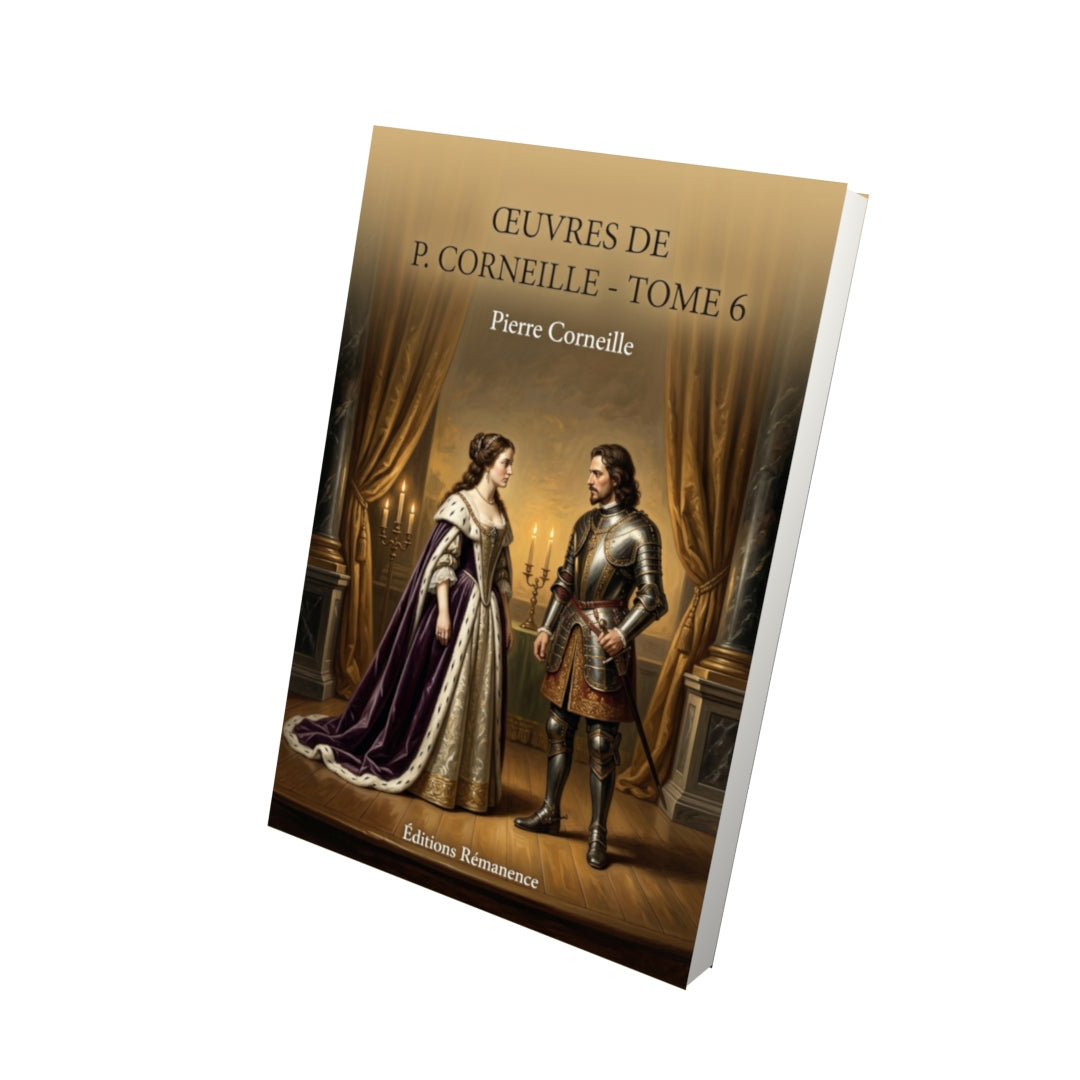Livre Œuvres de P. Corneille - Tome 6 par Pierre Corneille - Vue 3D - Editions Remanence