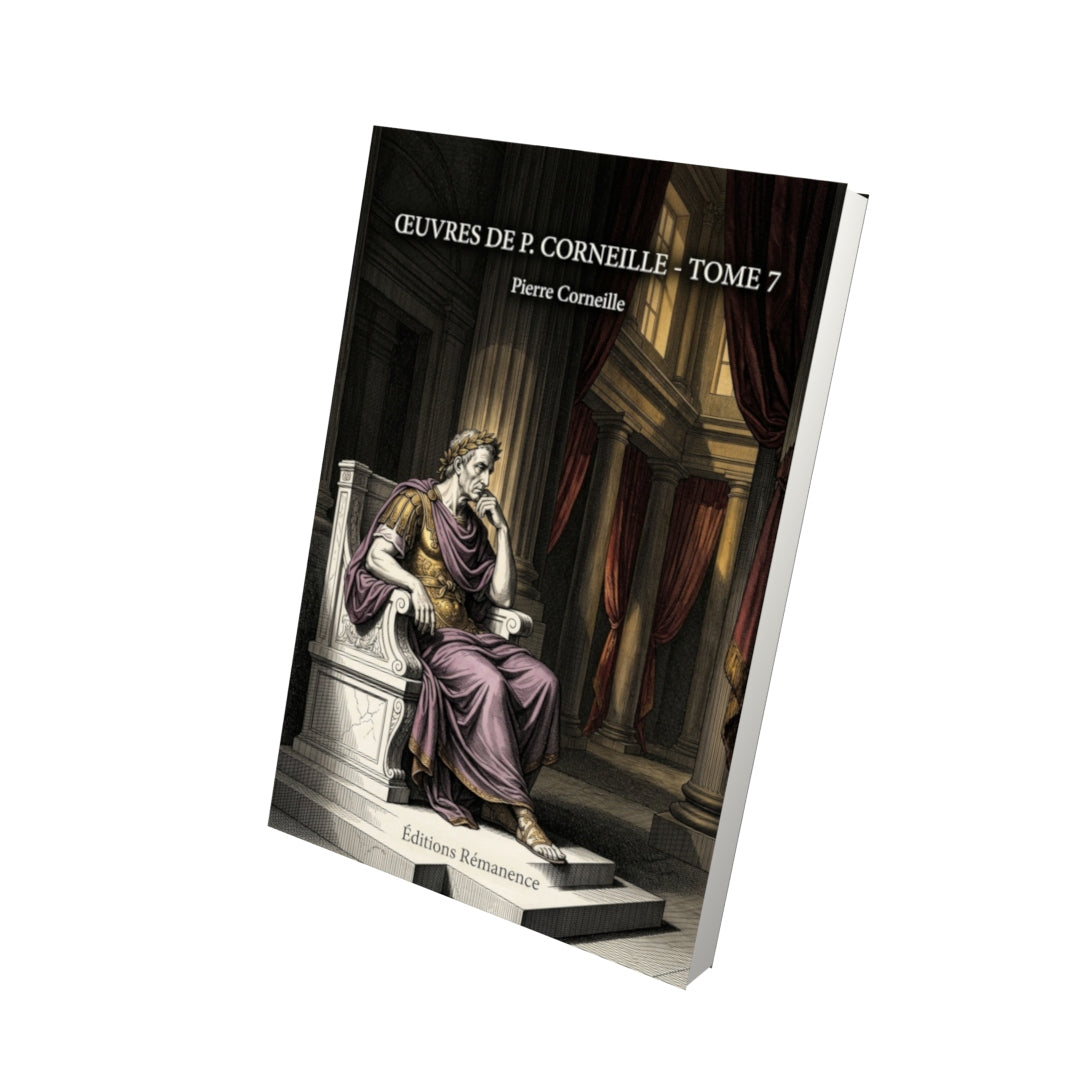Livre Œuvres de P. Corneille - Tome 7 par Pierre Corneille - Vue 3D - Editions Remanence