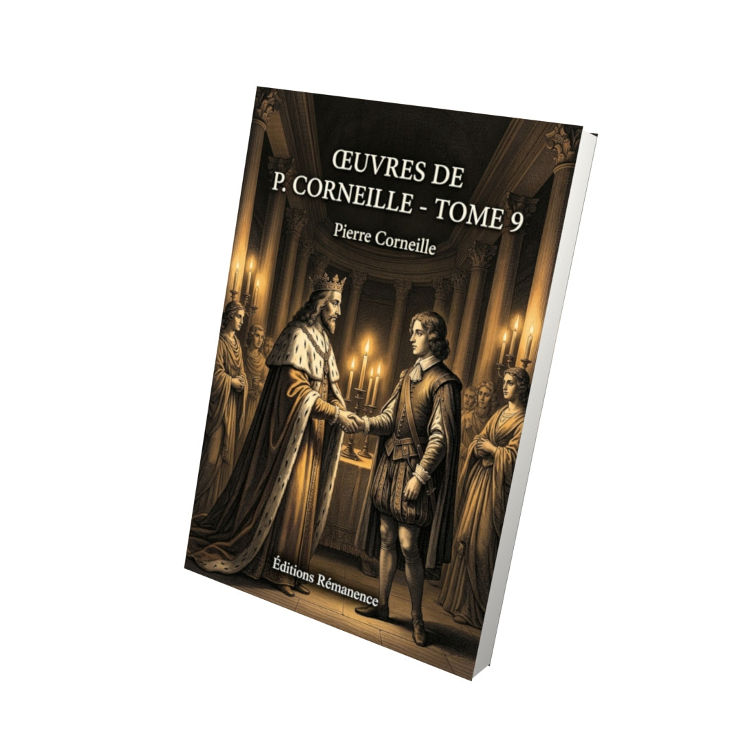 Livre Œuvres de P. Corneille - Tome 9 par Pierre Corneille - Vue 3D - Editions Remanence