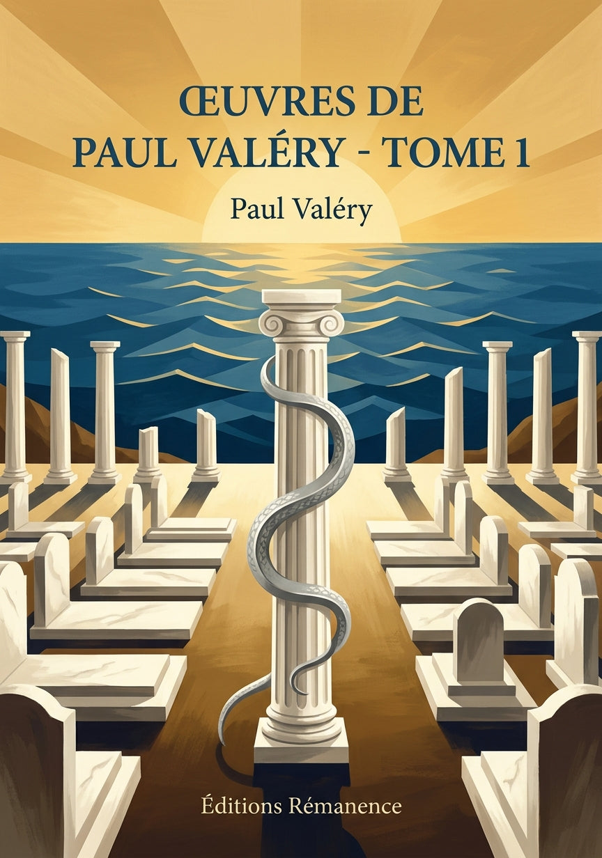 Livre Œuvres de Paul Valéry - Tome 1 par Paul Valéry - Couverture - Editions Remanence