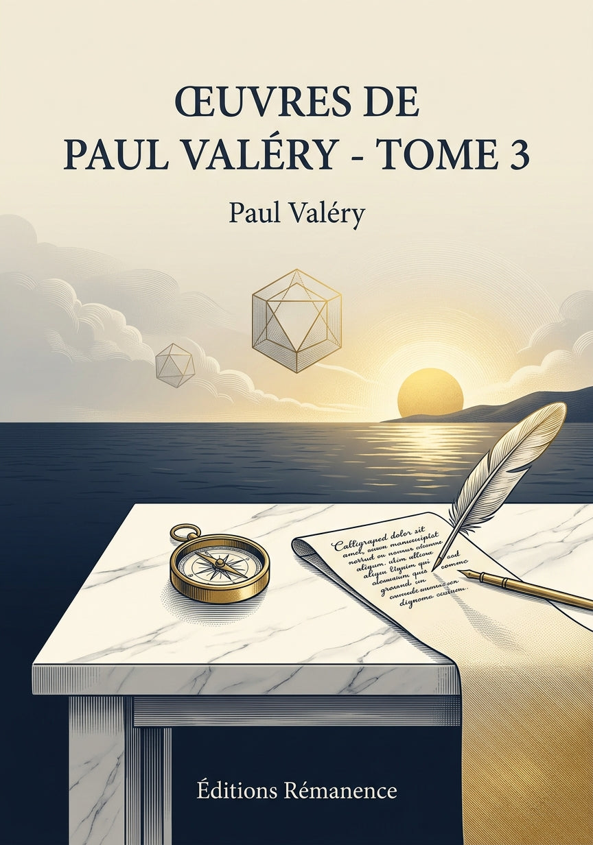 Livre Œuvres de Paul Valéry - Tome 3 par Paul Valéry - Couverture - Editions Remanence
