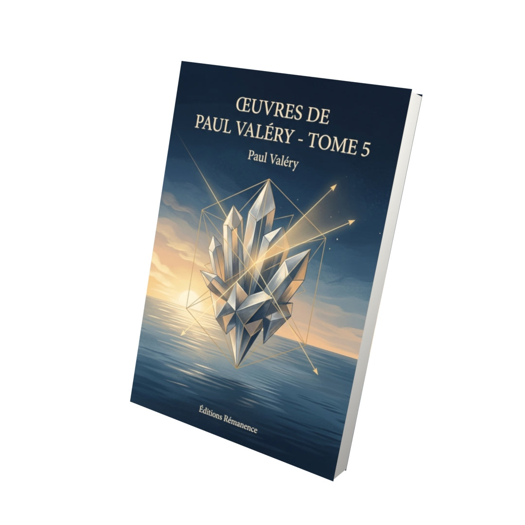 Livre Œuvres de Paul Valéry - Tome 5 par Paul Valéry - Vue 3D - Editions Remanence