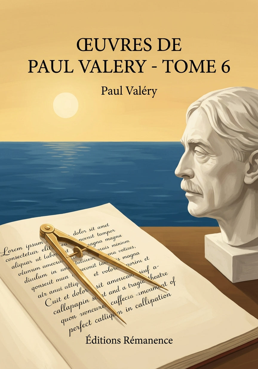 Livre Œuvres de Paul Valery - Tome 6 par Paul Valéry - Couverture - Editions Remanence