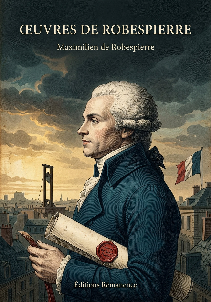 Livre Œuvres de Robespierre par Maximilien de Robespierre - Couverture - Editions Remanence