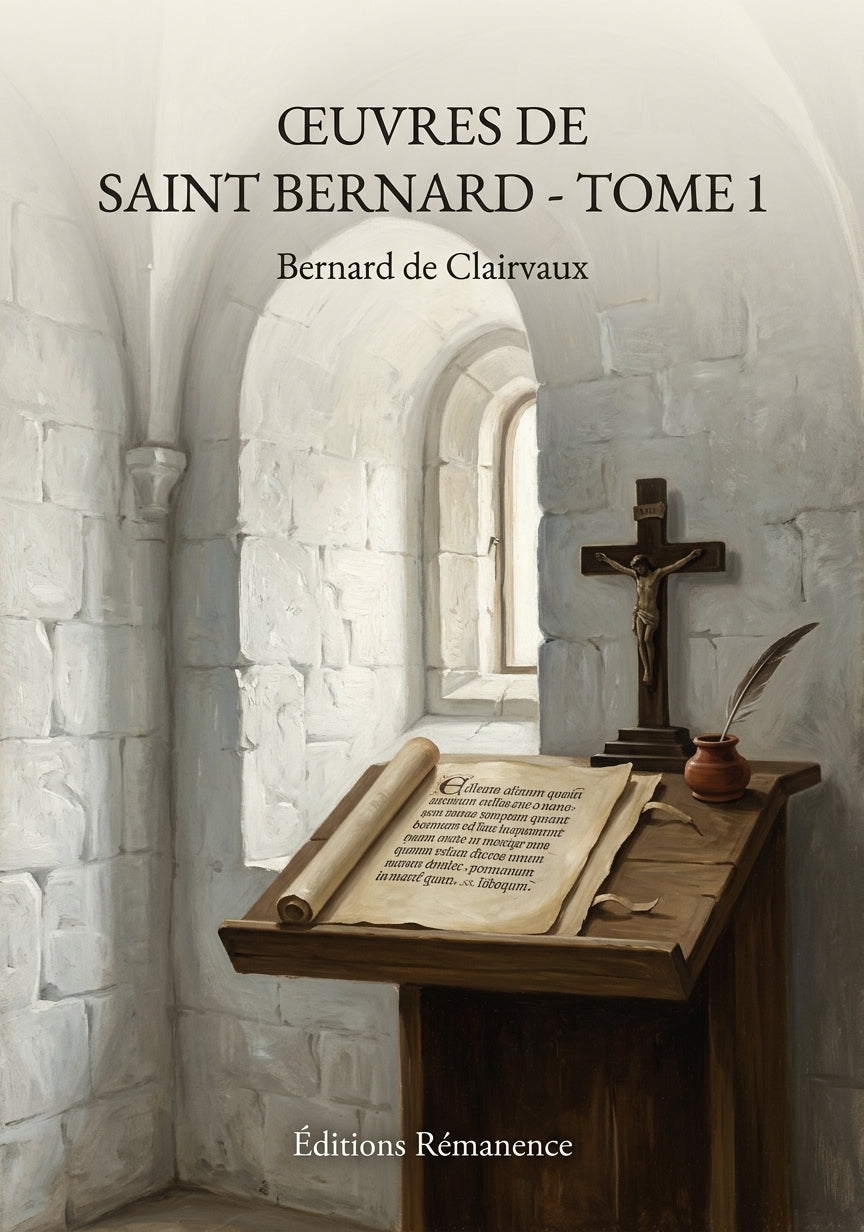 Livre Œuvres de Saint Bernard - Tome 1 par Bernard de Clairvaux - Couverture - Editions Remanence
