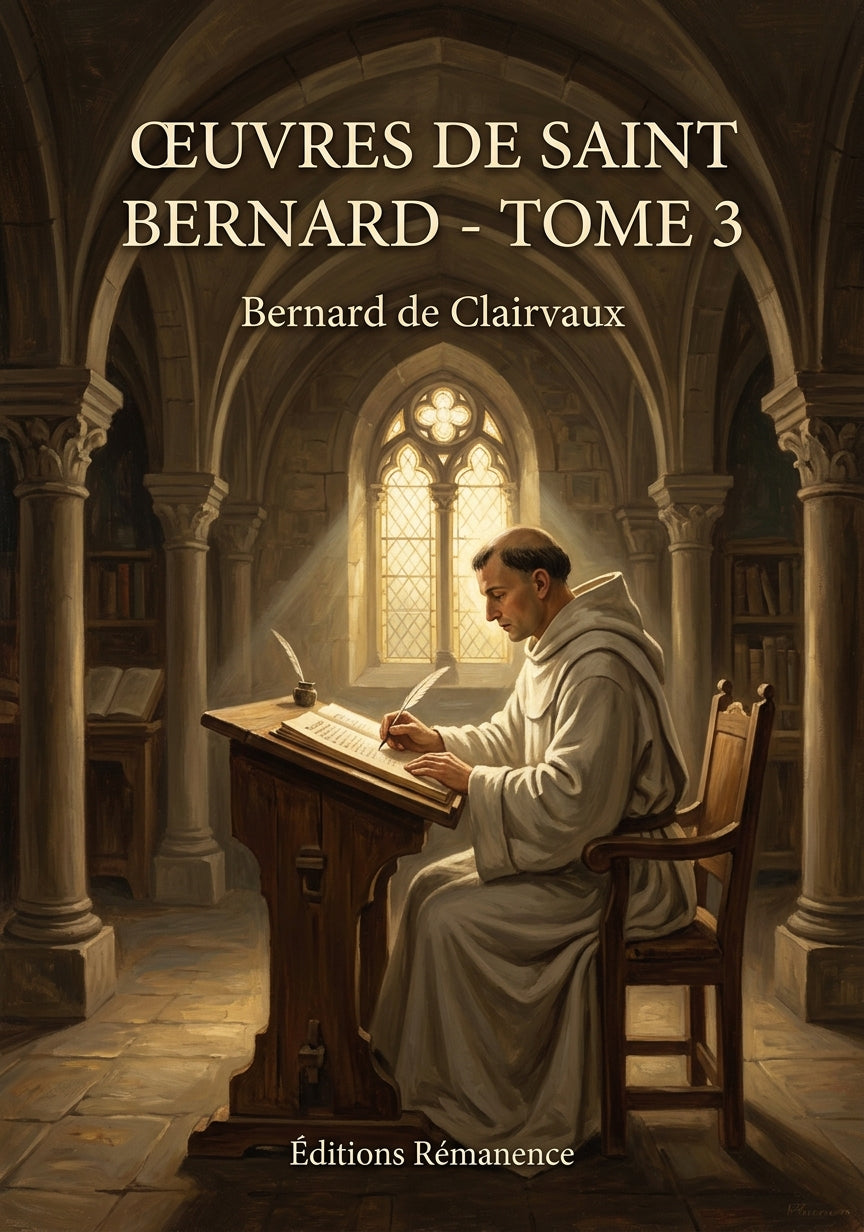 Livre Œuvres de Saint Bernard - Tome 3 par Bernard de Clairvaux - Couverture - Editions Remanence