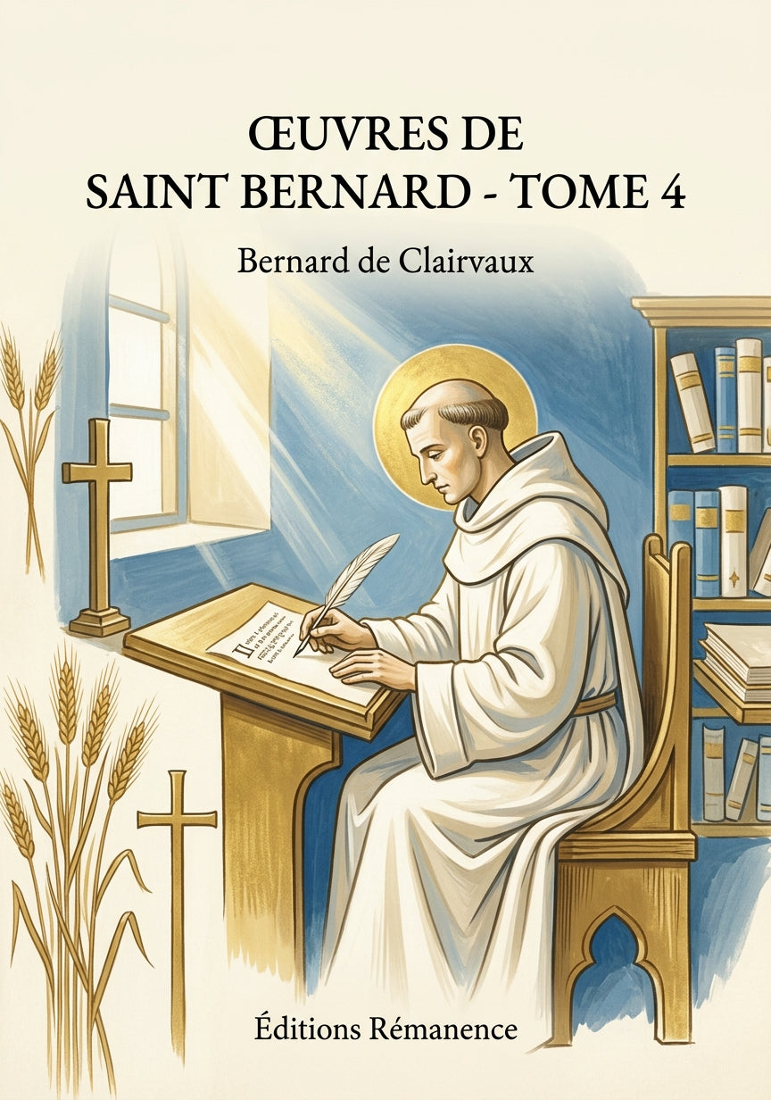 Livre Œuvres de Saint Bernard - Tome 4 par Bernard de Clairvaux - Couverture - Editions Remanence