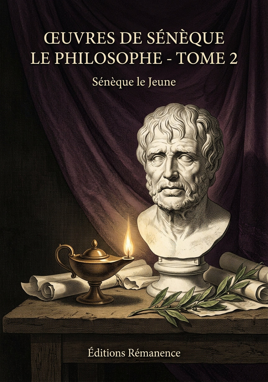 Livre Œuvres de Sénèque le philosophe - Tome 2 par Sénèque le Jeune - Couverture - Editions Remanence