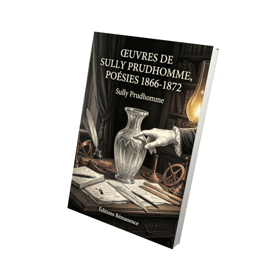 Livre Œuvres de Sully Prudhomme, Poésies 1866-1872 par Sully Prudhomme - Vue 3D - Editions Remanence