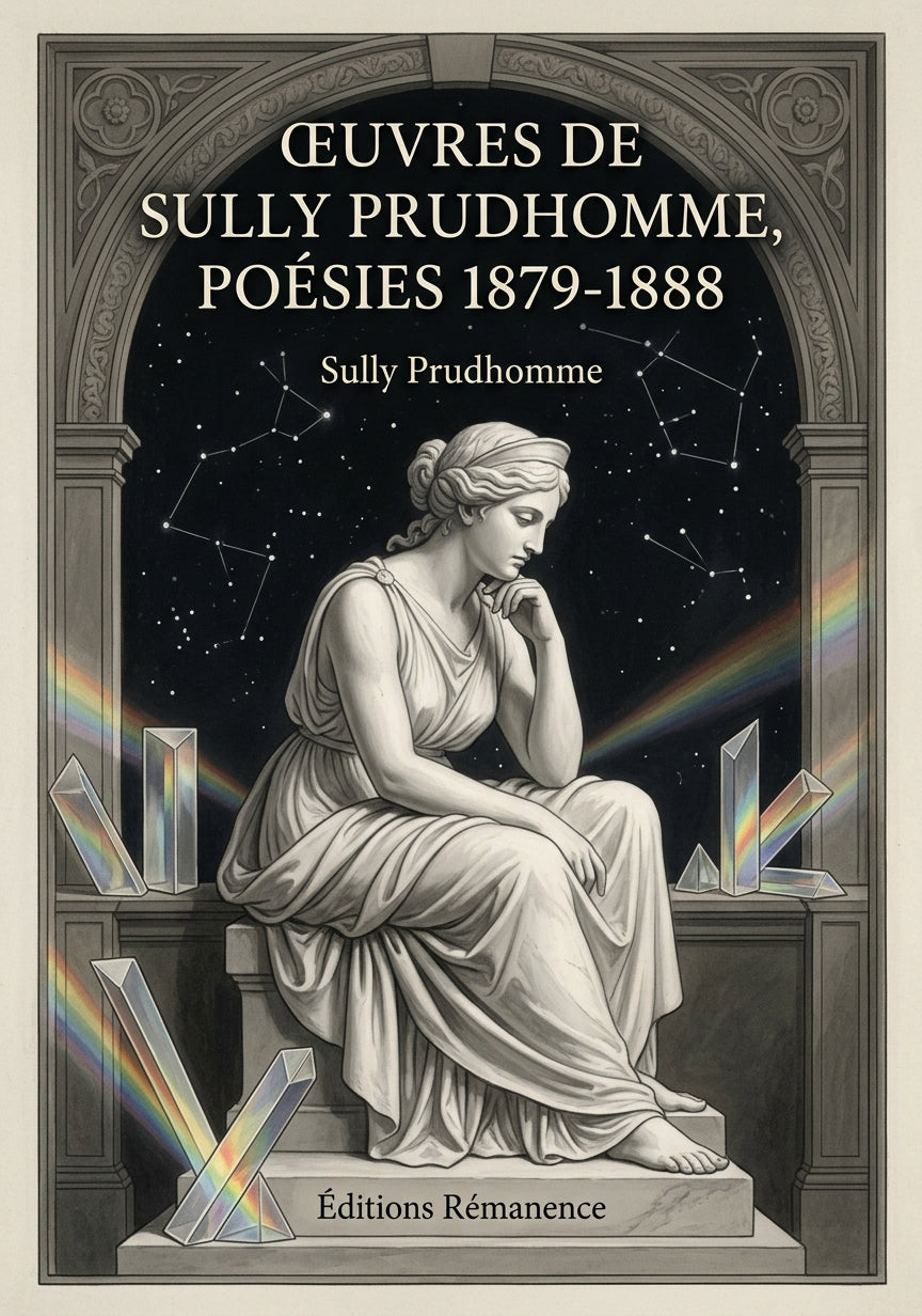 Livre Œuvres de Sully Prudhomme, Poésies 1879-1888 par Sully Prudhomme - Couverture - Editions Remanence