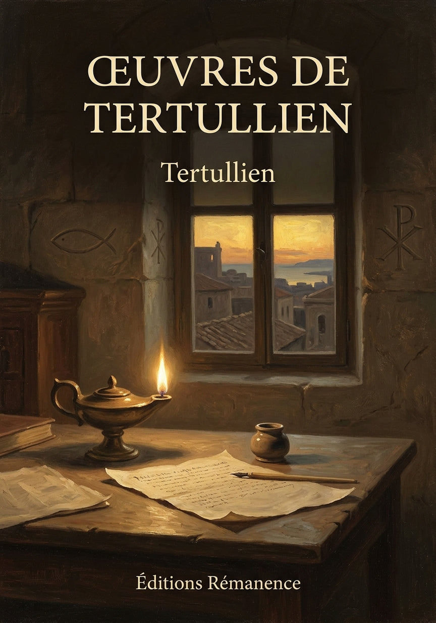 Livre Œuvres de Tertullien par Tertullien - Couverture - Editions Remanence