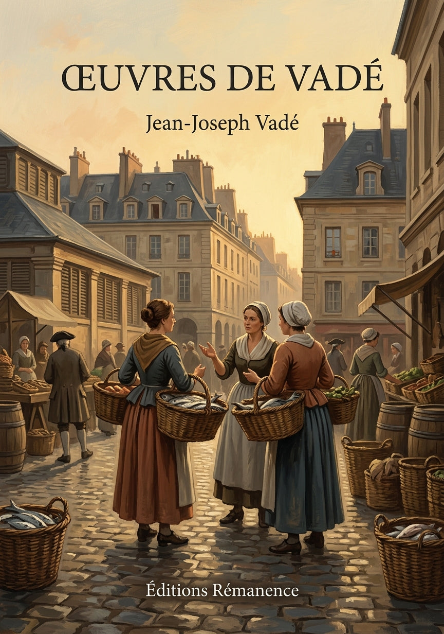 Livre Œuvres de Vadé par Jean-Joseph Vadé - Couverture - Editions Remanence