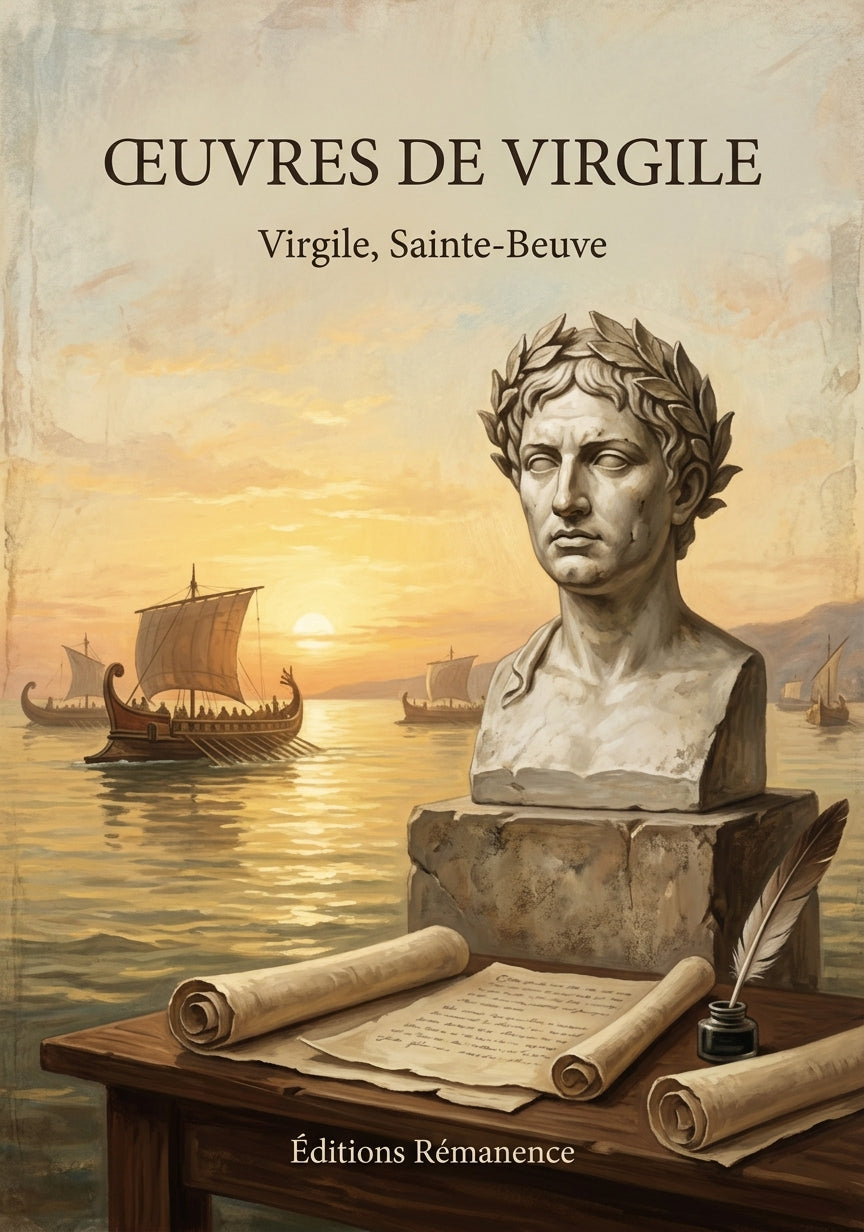 Livre Œuvres de Virgile par Virgile, Sainte-Beuve - Couverture - Editions Remanence