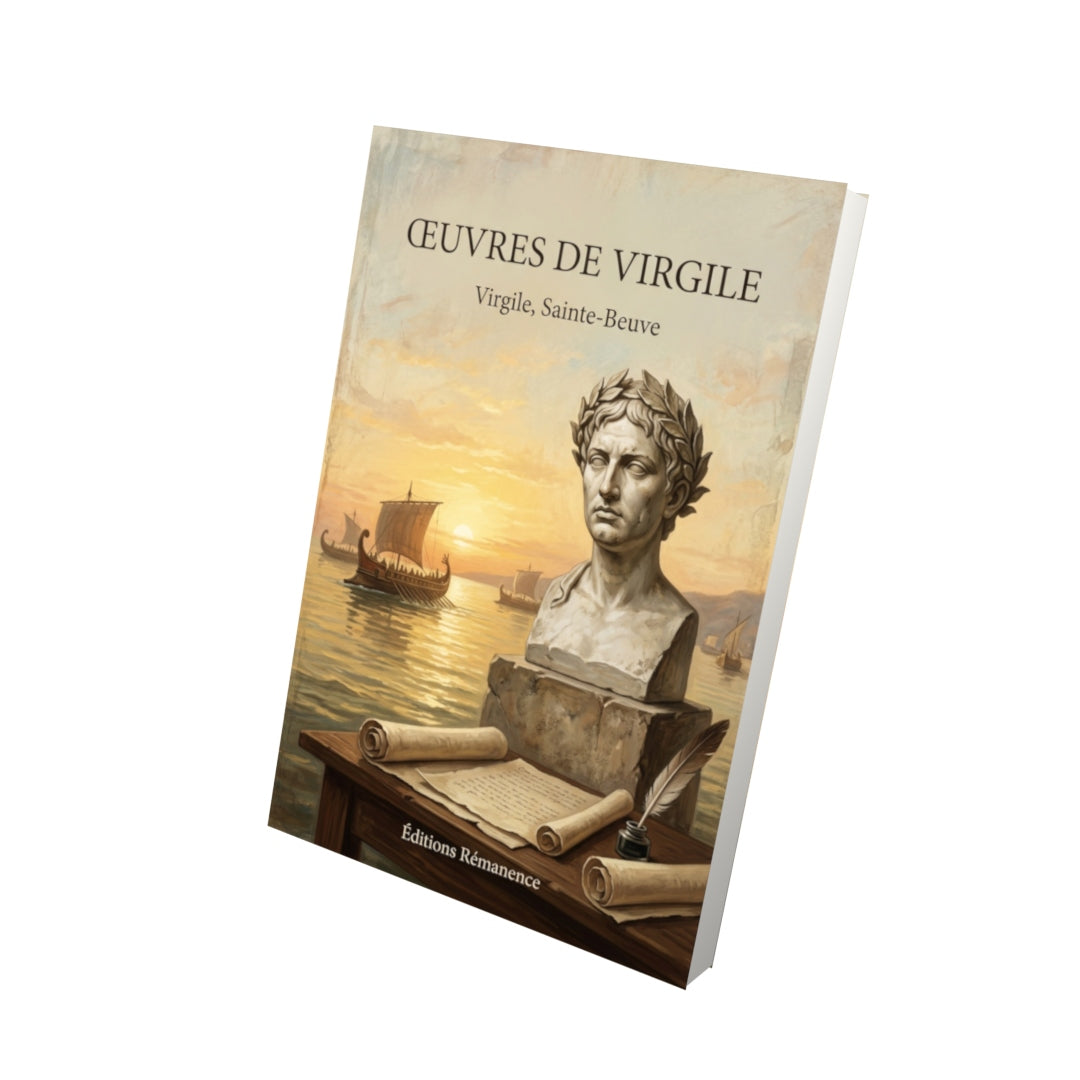 Livre Œuvres de Virgile par Virgile, Sainte-Beuve - Vue 3D - Editions Remanence