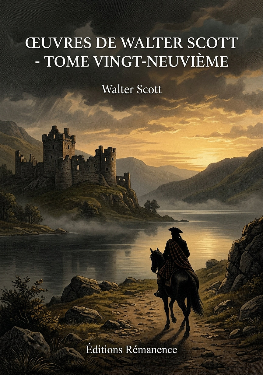 Livre Œuvres de Walter Scott - Tome vingt-neuvième par Walter Scott - Couverture - Editions Remanence