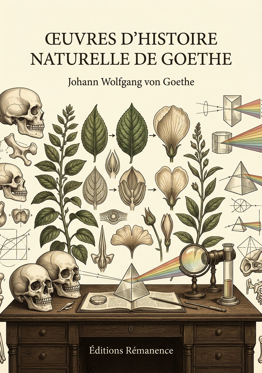 Livre Œuvres d’histoire naturelle de Goethe par Johann Wolfgang von Goethe - Couverture - Editions Remanence