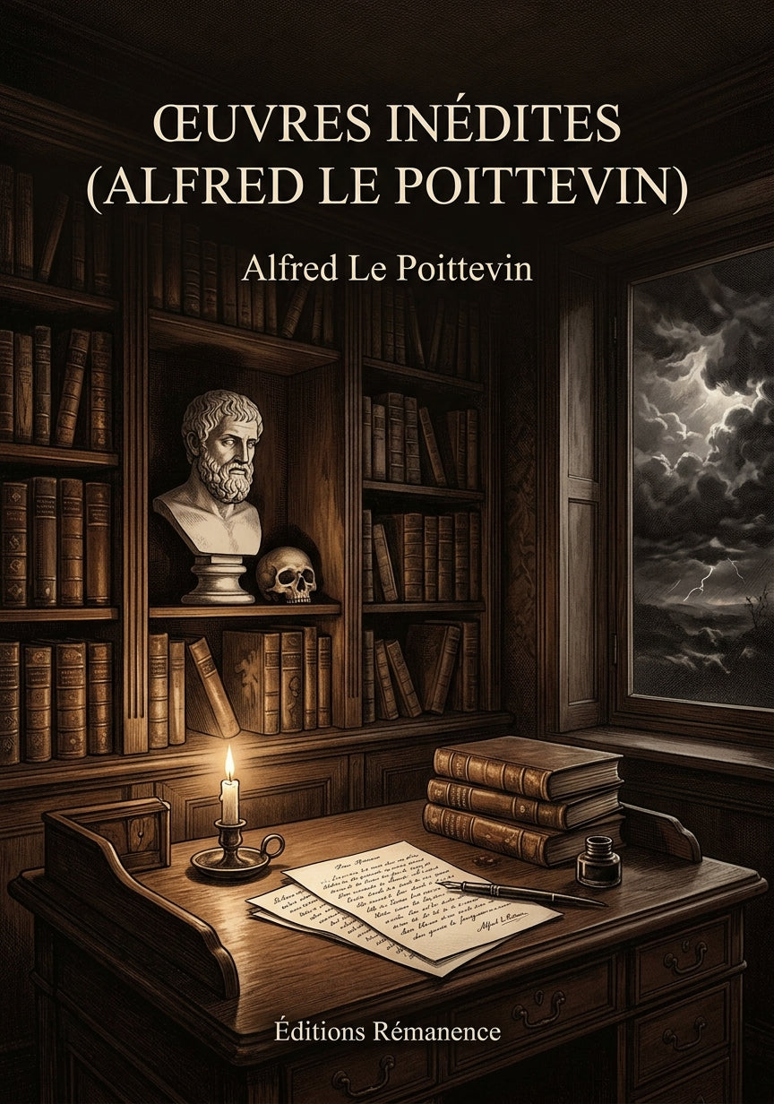 Livre Œuvres inédites (Alfred Le Poittevin) par Alfred Le Poittevin - Couverture - Editions Remanence