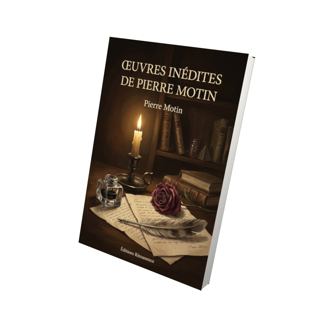 Livre Œuvres inédites de Pierre Motin par Pierre Motin - Vue 3D - Editions Remanence