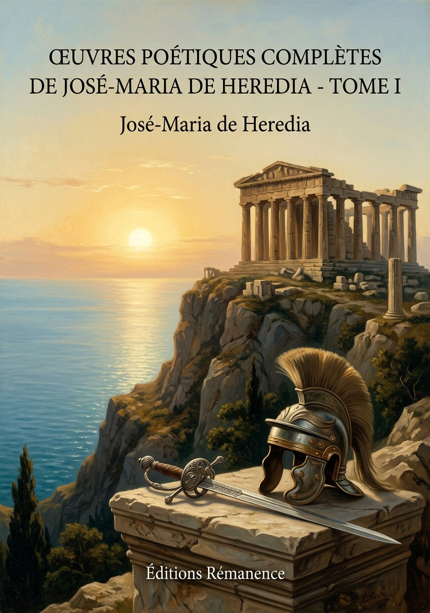 Livre Œuvres poétiques complètes de José-Maria de Heredia - Tome I par José-Maria de Heredia - Couverture - Editions Remanence