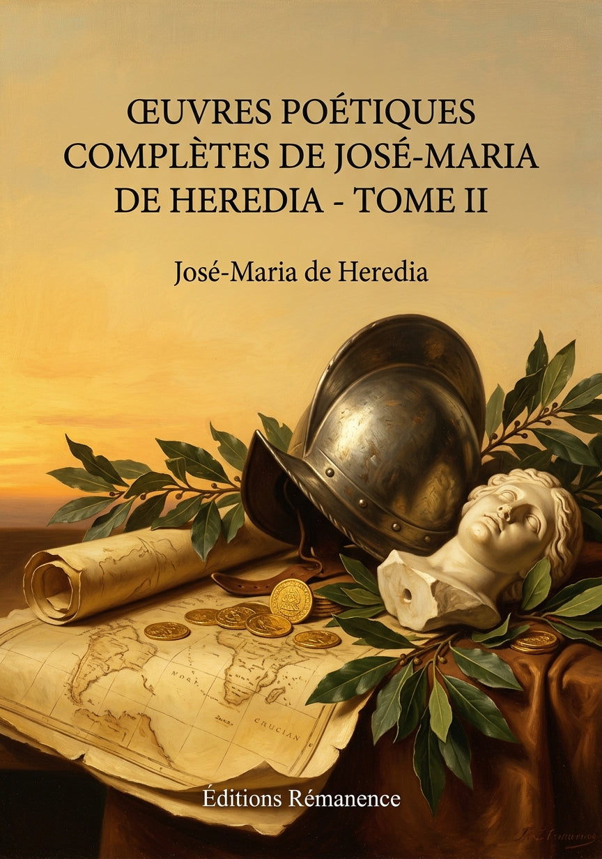 Livre Œuvres poétiques complètes de José-Maria de Heredia - Tome II par José-Maria de Heredia - Couverture - Editions Remanence