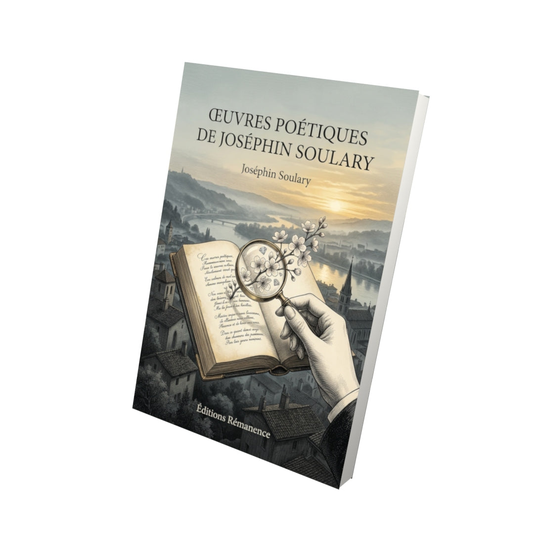 Livre Œuvres poétiques de Joséphin Soulary par Joséphin Soulary - Vue 3D - Editions Remanence