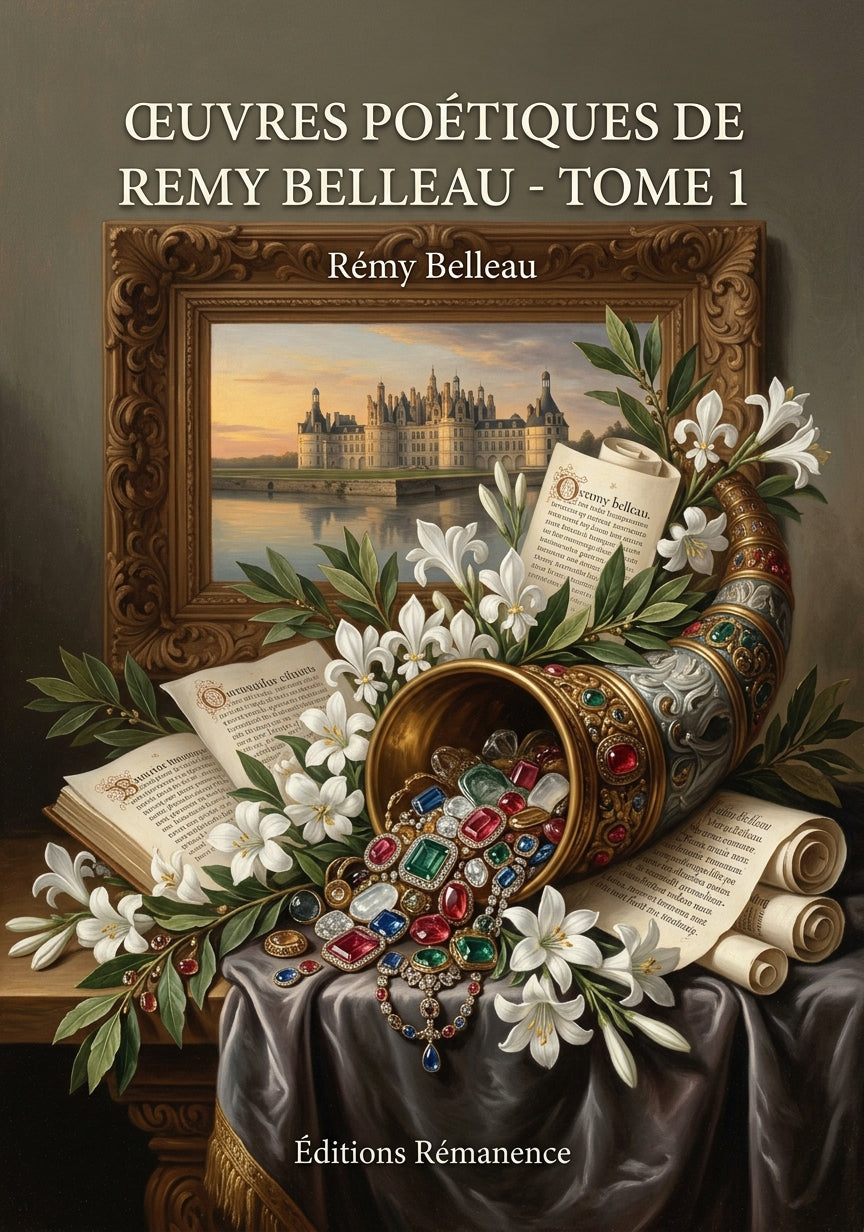 Livre Œuvres poétiques de Remy Belleau - Tome 2 par Rémy Belleau - Couverture - Editions Remanence