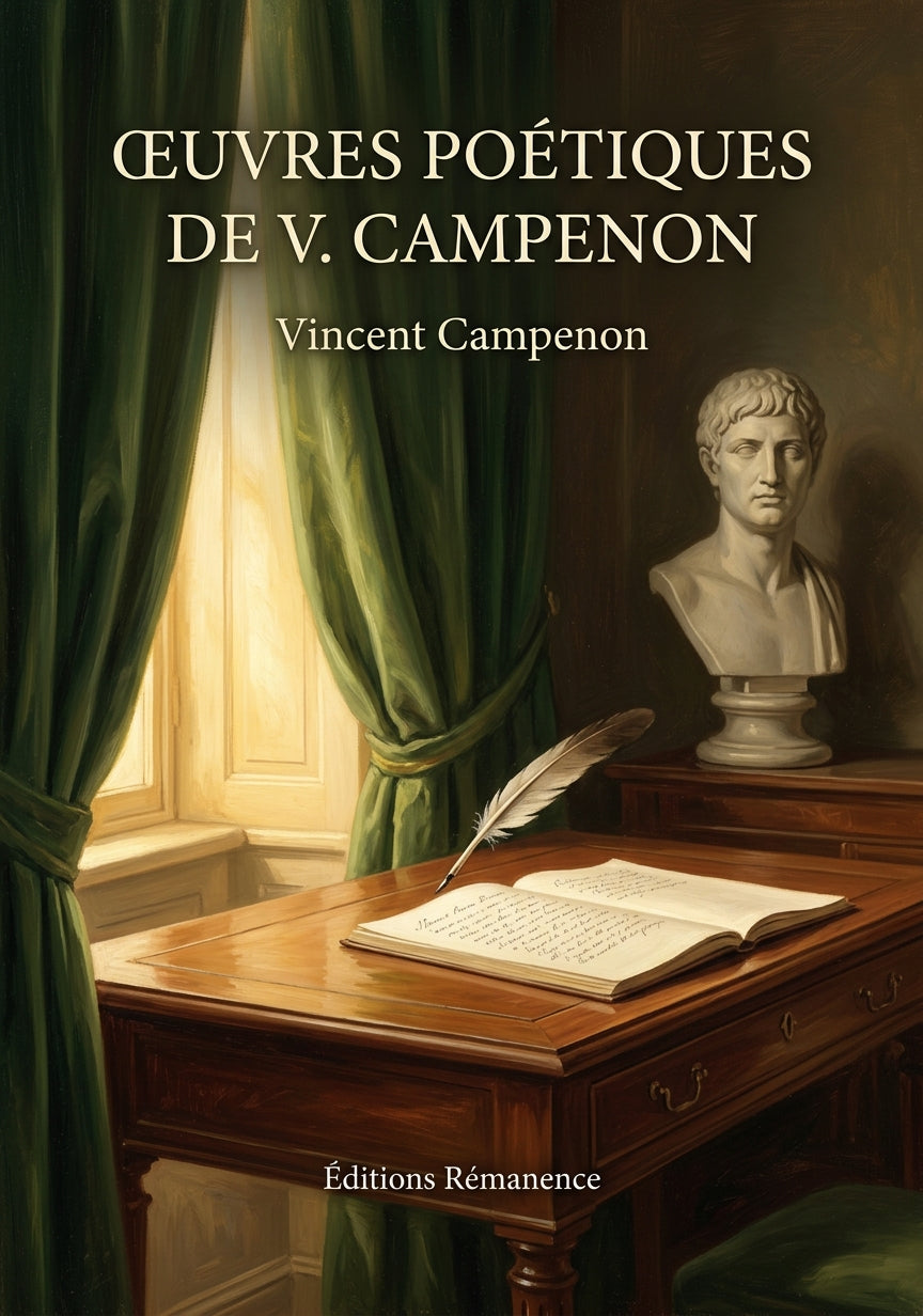 Livre Œuvres poétiques de V. Campenon par Vincent Campenon - Couverture - Editions Remanence