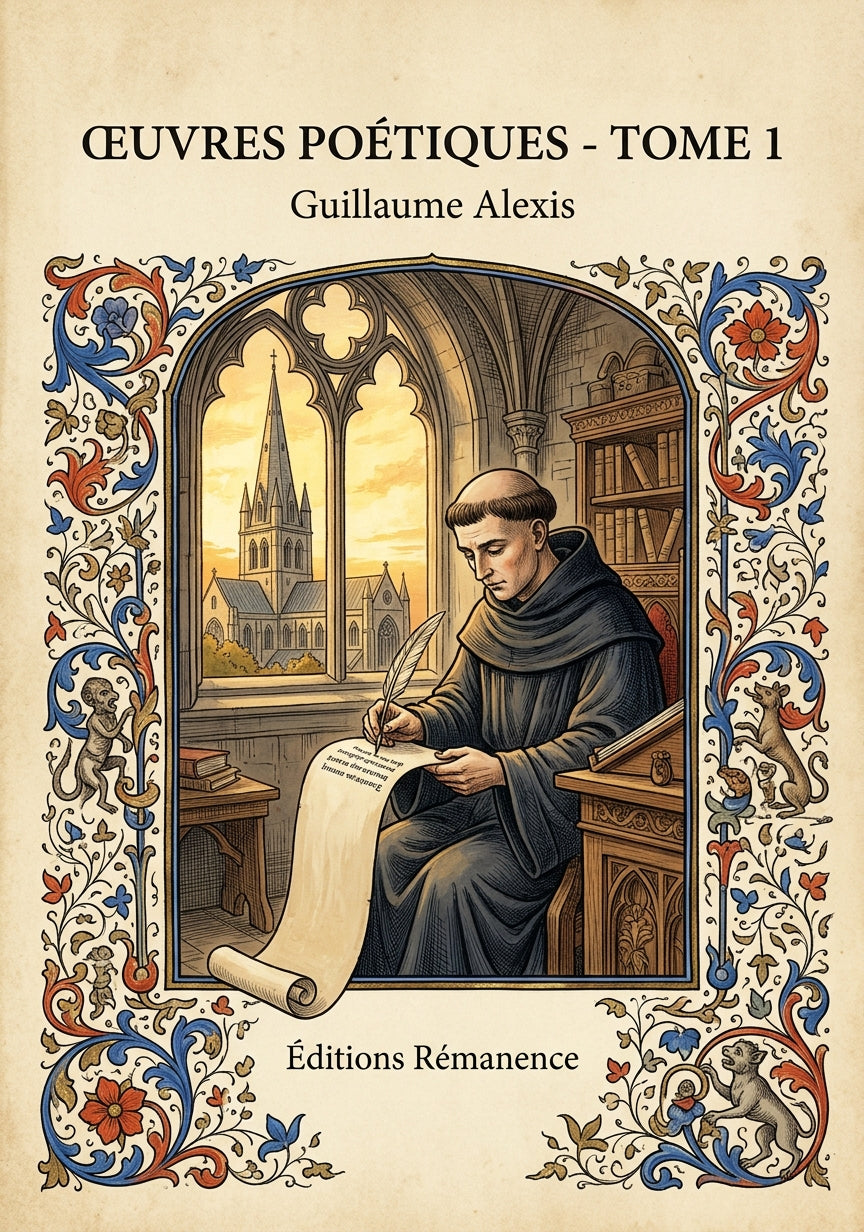 Livre Œuvres poétiques - Tome 1 par Philippe de Rémi - Couverture - Editions Remanence