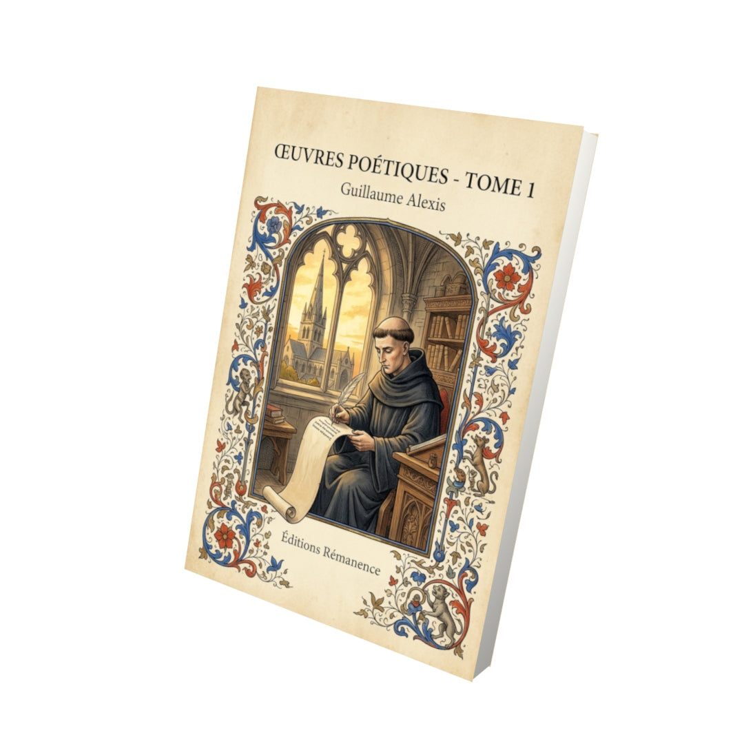 Livre Œuvres poétiques - Tome 1 par Philippe de Rémi - Vue 3D - Editions Remanence