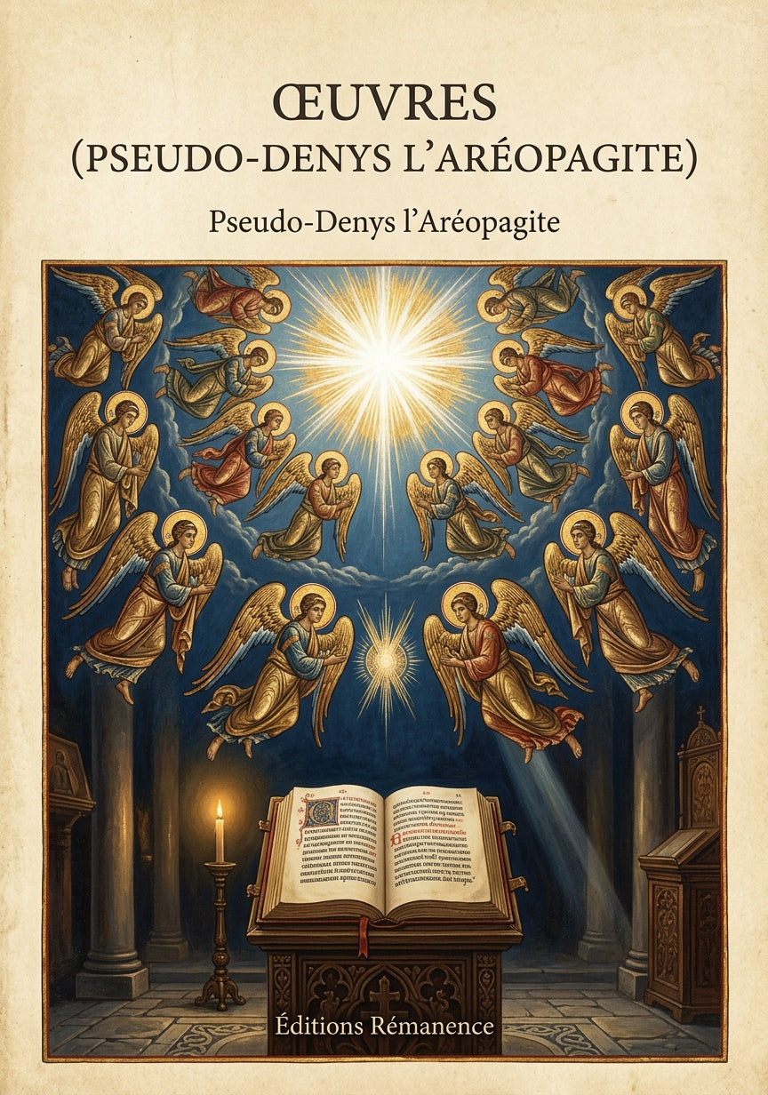 Livre Œuvres (Pseudo-Denys l’Aréopagite) par Pseudo-Denys l’Aréopagite - Couverture - Editions Remanence