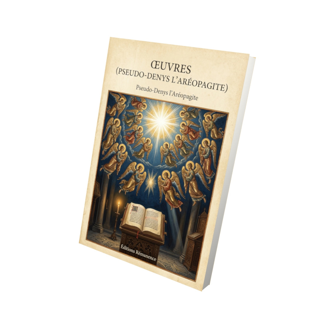 Livre Œuvres (Pseudo-Denys l’Aréopagite) par Pseudo-Denys l’Aréopagite - Vue 3D - Editions Remanence