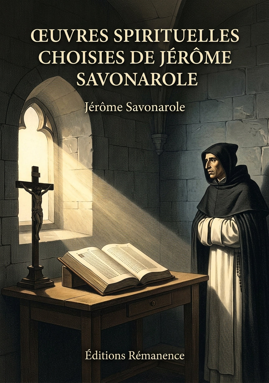 Livre Œuvres spirituelles choisies de Jérôme Savonarole par Jérôme Savonarole - Couverture - Editions Remanence