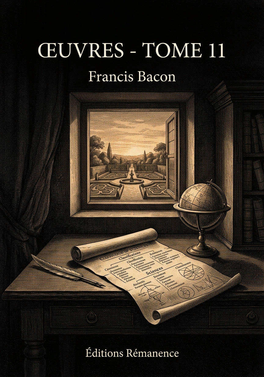 Livre Œuvres - Tome 11 par Francis Bacon - Couverture - Editions Remanence